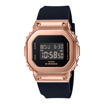 G-Shock Women Quartz Rose Gold Dial Digital Resin Watch G1070