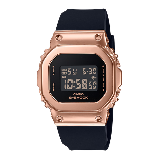 G-Shock Women Quartz Rose Gold Dial Digital Resin Watch G1070
