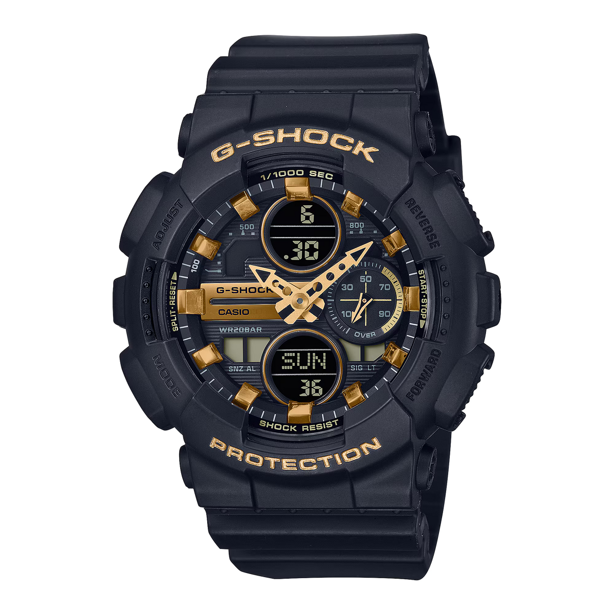 G-Shock Women Quartz Black Dial Analog-Digital Resin Watch G1060