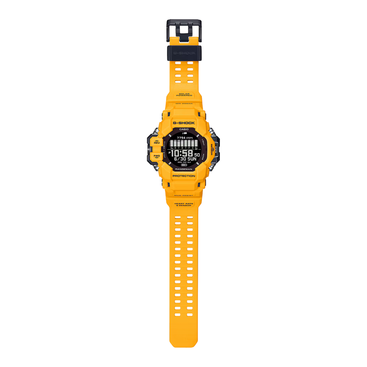 G-Shock Men Quartz Black Dial Digital Resin Watch G1530