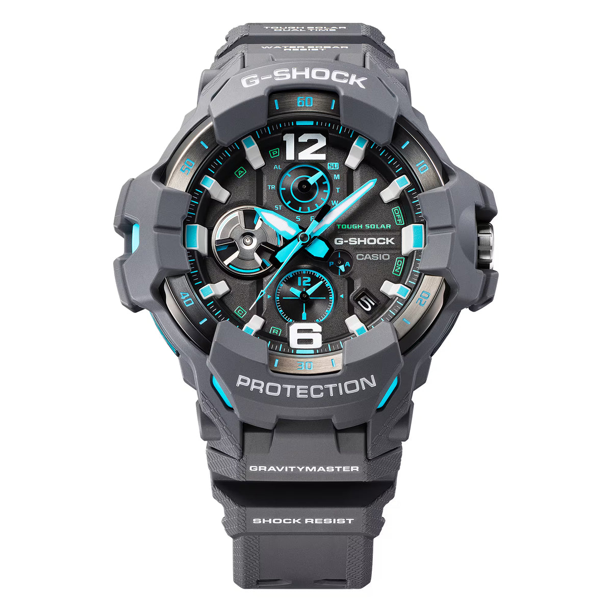 G-Shock Men Quartz Grey Dial Analog-Digital Resin Watch G1570  G1570