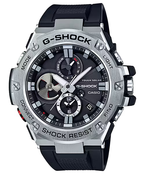 G-Shock Men Solar Black Dial Chronograph Resin Watch G789