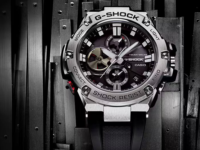 G-Shock Men Solar Black Dial Chronograph Resin Watch G789