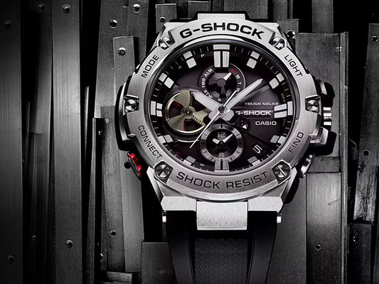 G-Shock Men Solar Black Dial Chronograph Resin Watch G789
