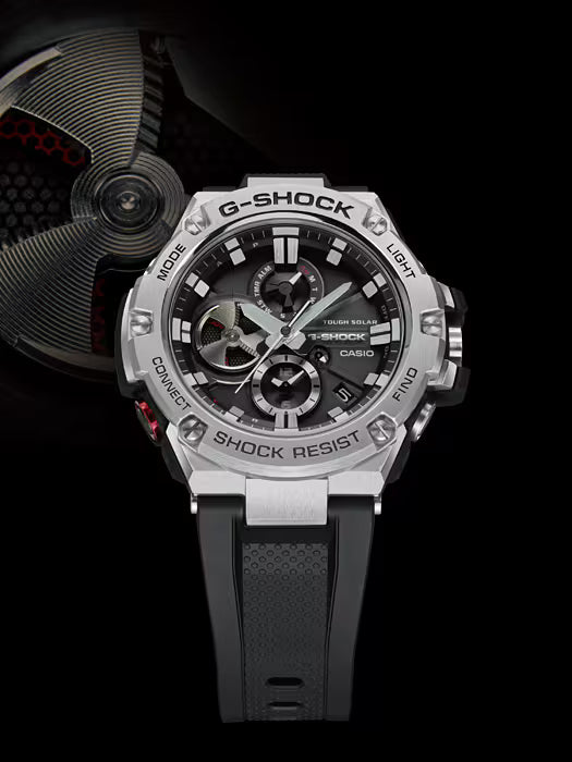 G-Shock Men Solar Black Dial Chronograph Resin Watch G789