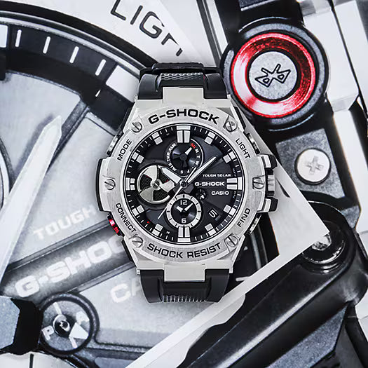 G-Shock Men Solar Black Dial Chronograph Resin Watch G789