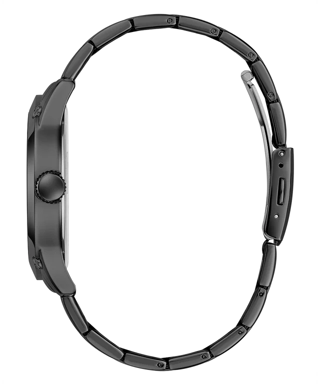Guess Stainless Steel Analog Black Dial Men Watch-Gw0574G3, Black Band