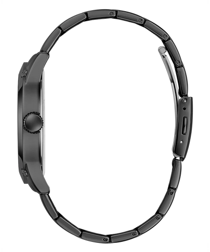 Guess Stainless Steel Analog Black Dial Men Watch-Gw0574G3, Black Band