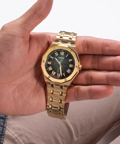 ASSET Men Green Round Dial Analog Watch - GW0575G2