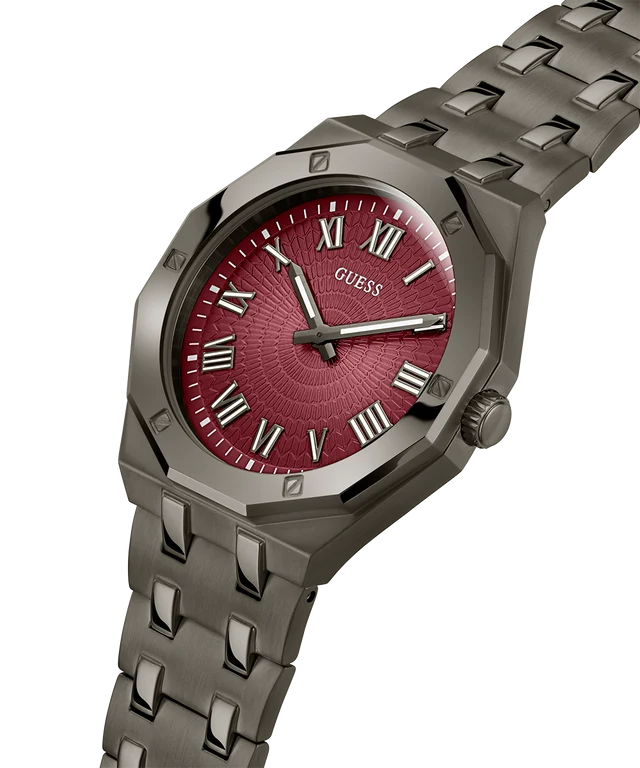 GUESS Asset Analog Watch for Men with Round Dial & Water Resistant Man's Wrist Watches - GW0575G5