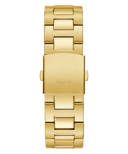 GUESS Men Green Round Dial Analogue Stainless Steel Band Watch- GW0703G2