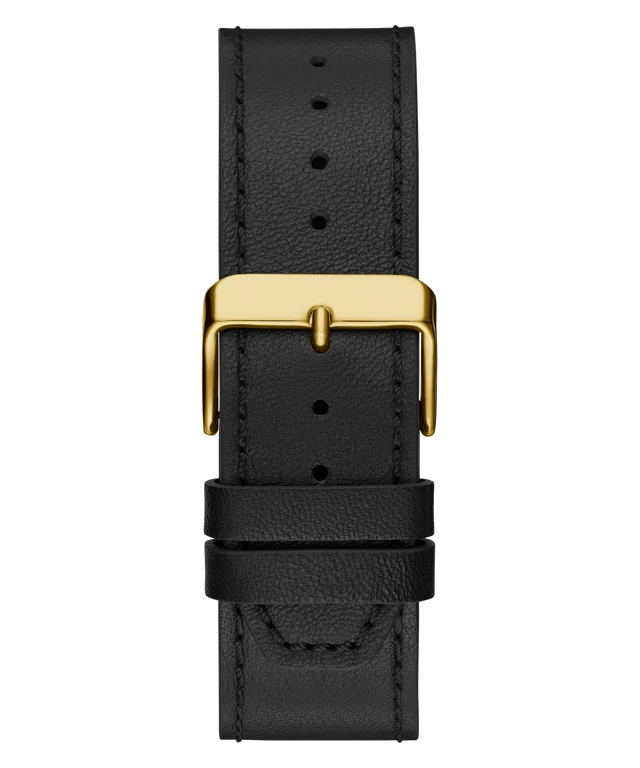 Guess Leather Analog Black Dial Men's Watch-Gw0793G2