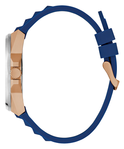 GUESS Mens Blue 2-Tone Multi-function Watch GW0799G2