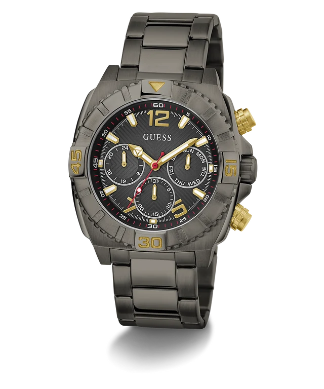 GUESS Traction Analog Watch for Men with Round Dial & Water Resistant Man's Wrist Watches