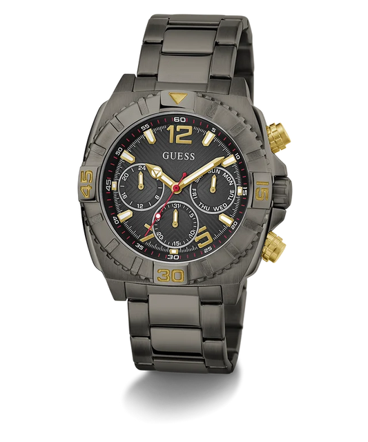 GUESS Traction Analog Watch for Men with Round Dial & Water Resistant Man's Wrist Watches