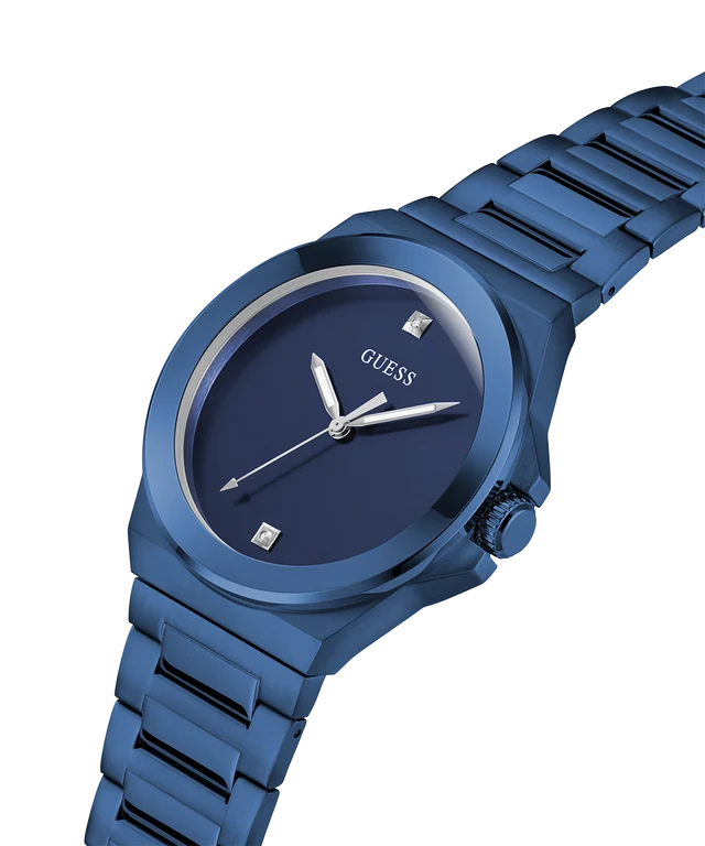 Guess Stainless Steel Analog Blue Dial & Band Men's Watch-Gw0833G1