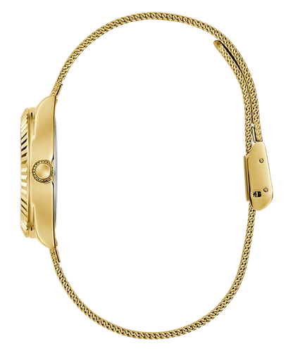 GUESS Mini Luna Champagne Round Dial Analog Women's Watch - GW0842L2
