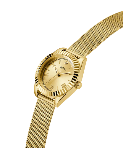 GUESS Mini Luna Champagne Round Dial Analog Women's Watch - GW0842L2