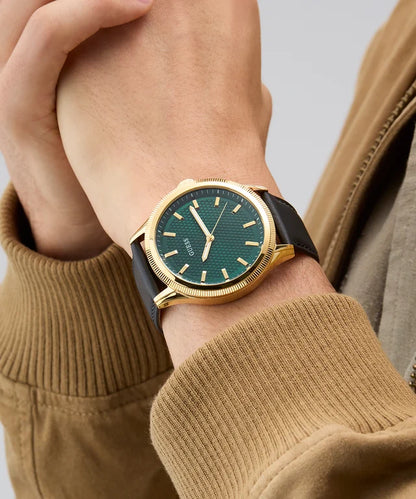 GUESS Dex Green Round Dial Analog Men's Watch - GW0846G1