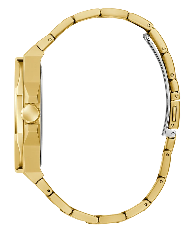 GUESS Emperor Champagne Round Dial Analog Men's Watch - GW0849G2