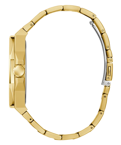 GUESS Emperor Champagne Round Dial Analog Men's Watch - GW0849G2