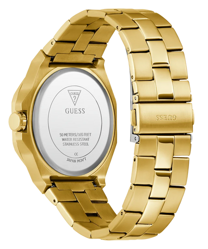 GUESS Emperor Champagne Round Dial Analog Men's Watch - GW0849G2