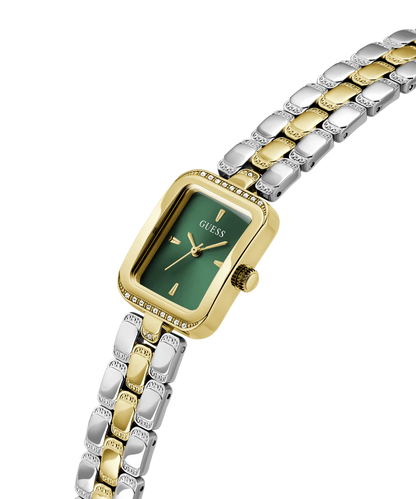 GUESS Ladies 2-Tone Gold Tone Analog Watch GW0865L6