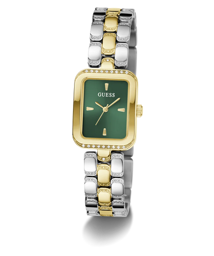 GUESS Ladies 2-Tone Gold Tone Analog Watch GW0865L6
