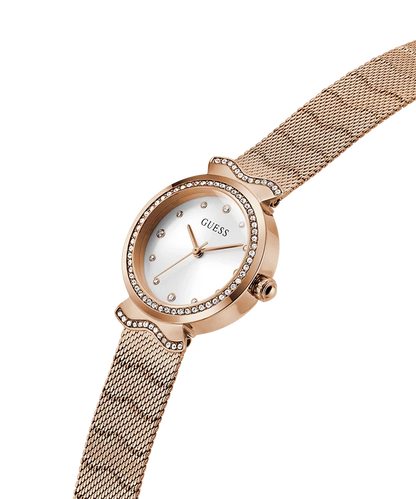 Guess Mermaid White Round Dial Analog Women's Watch - GW0866L3