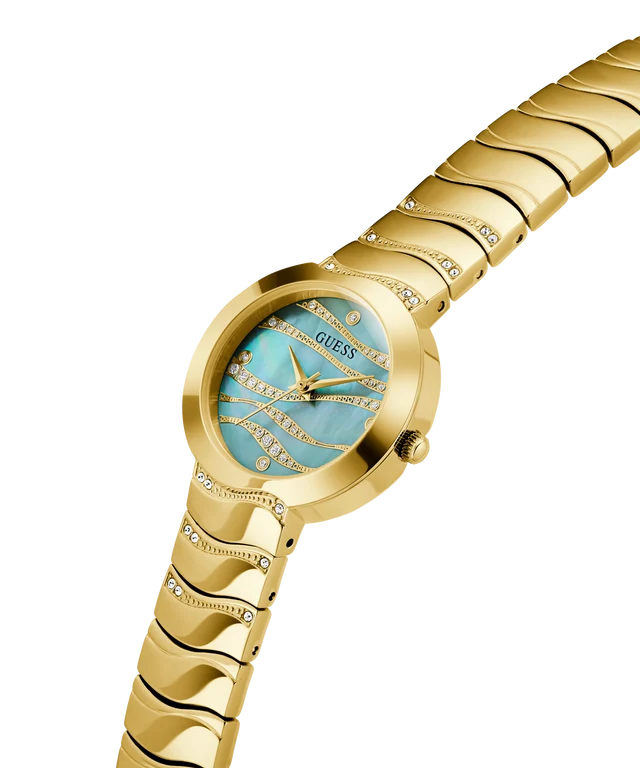 GUESS Laguna Green Round Dial Analog Women's Watch - GW0871L2