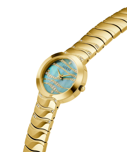 GUESS Laguna Green Round Dial Analog Women's Watch - GW0871L2