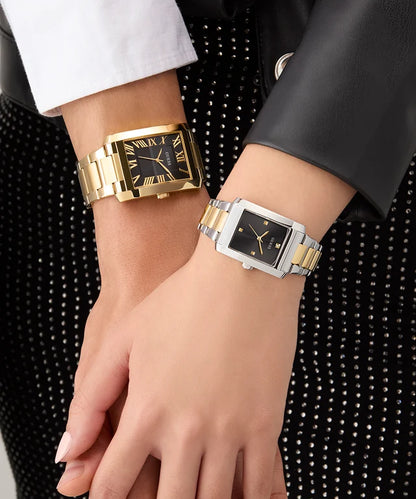 GUESS Bonnie Analog Watch for Women with Rectangle Dial & Water Resistant Women's Wrist Watches GW0876L3