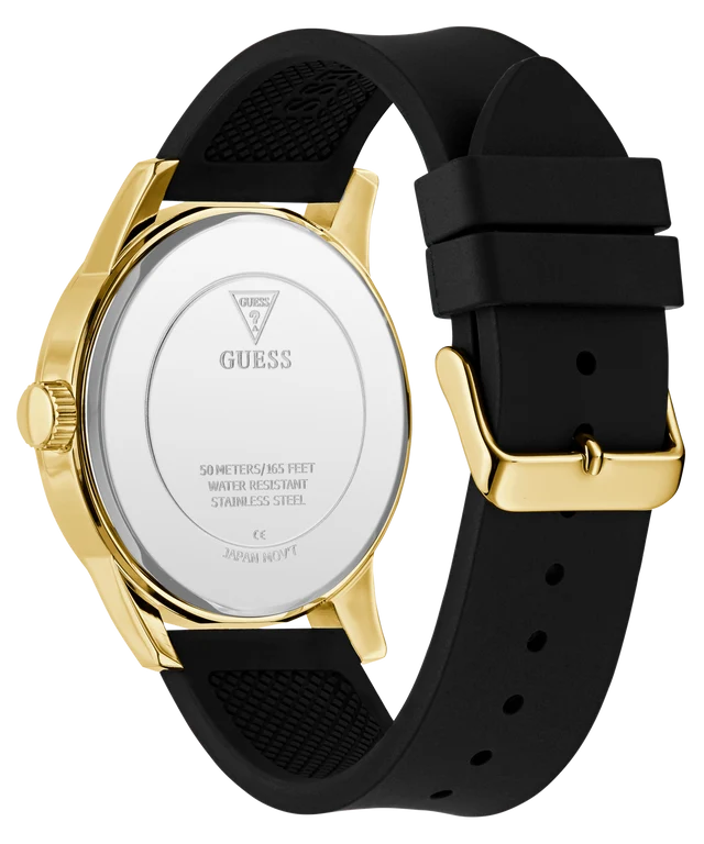 Guess Badge Black Round Dial Analog Men's Watch - GW0916G1
