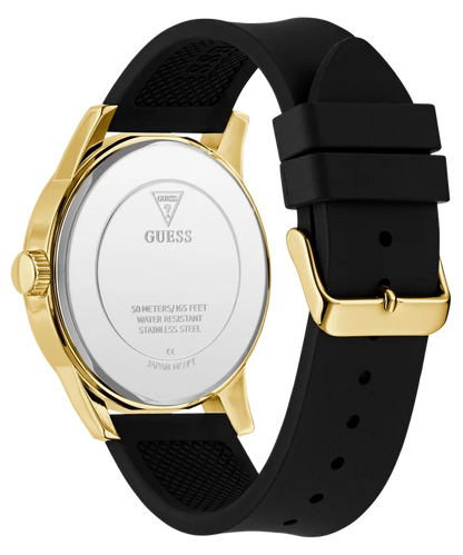 Guess Badge Black Round Dial Analog Men's Watch - GW0916G1