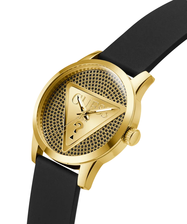 Guess Badge Black Round Dial Analog Men's Watch - GW0916G1
