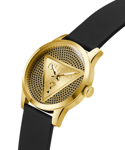 Guess Badge Black Round Dial Analog Men's Watch - GW0916G1