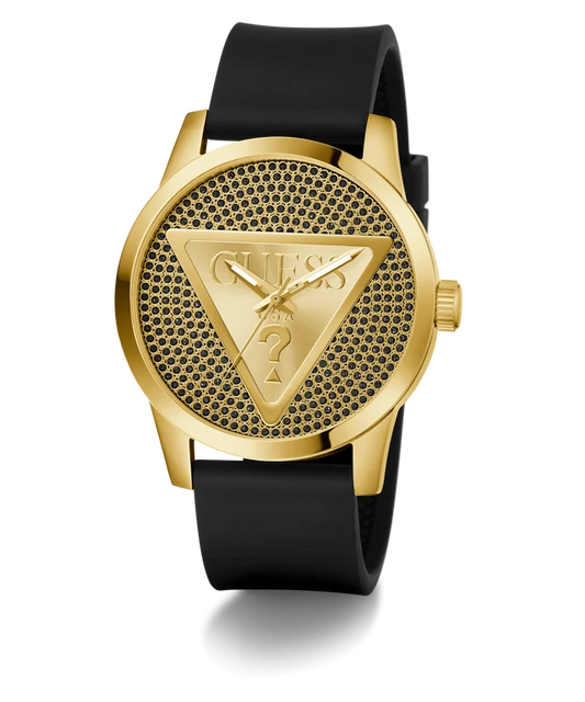 Guess Badge Black Round Dial Analog Men's Watch - GW0916G1