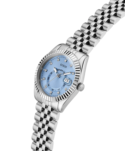 Guess Ice Blue Round Dial Analog Women's Watch - GW0936L1