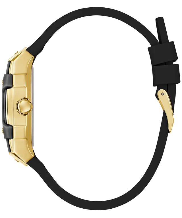 Champagne Rectangle Dial Analog Women's Watch - GW0945L2