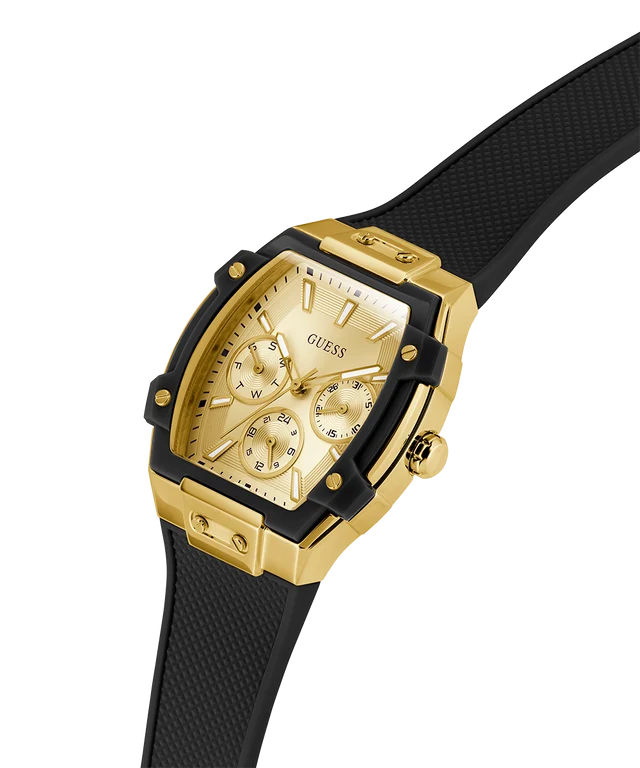Champagne Rectangle Dial Analog Women's Watch - GW0945L2