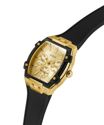 Champagne Rectangle Dial Analog Women's Watch - GW0945L2