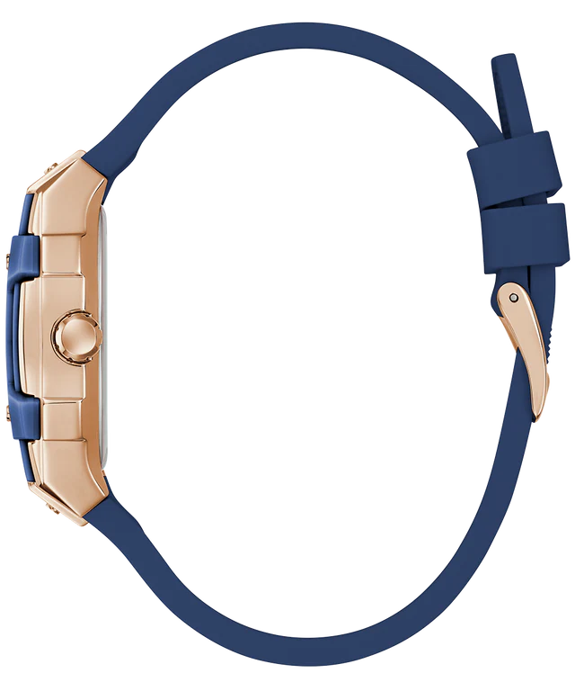 Blue Rectangle Dial Analog Women's Watch - GW0945L4