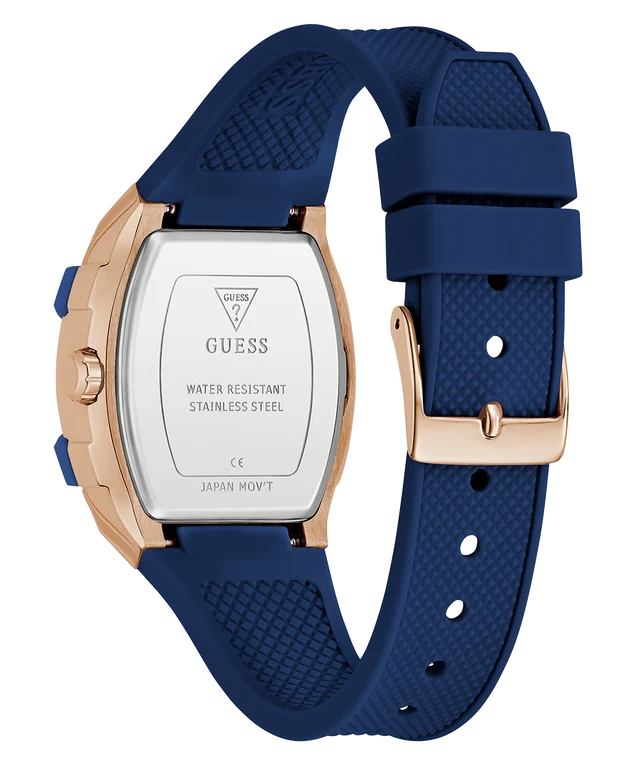 Blue Rectangle Dial Analog Women's Watch - GW0945L4