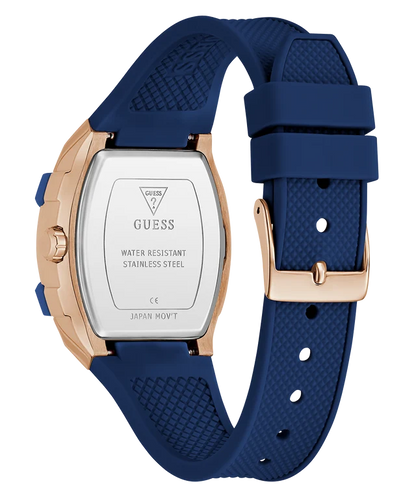 Blue Rectangle Dial Analog Women's Watch - GW0945L4
