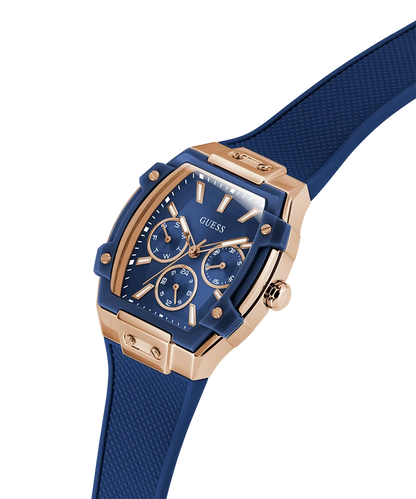 Blue Rectangle Dial Analog Women's Watch - GW0945L4