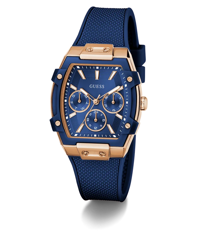 Blue Rectangle Dial Analog Women's Watch - GW0945L4