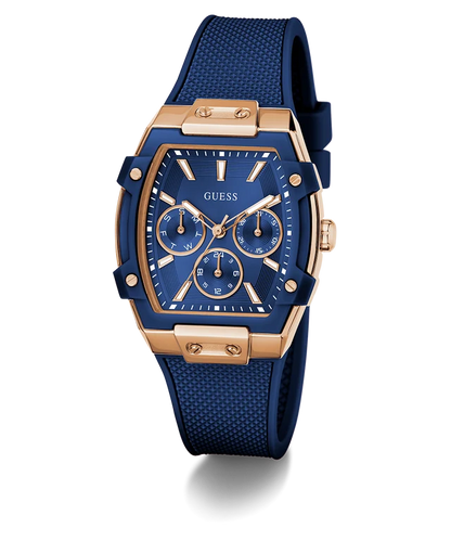 Blue Rectangle Dial Analog Women's Watch - GW0945L4