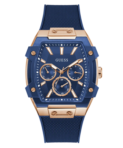 GUESS Blue Rectangle Dial Analog Watch  - For Men GW0956G4