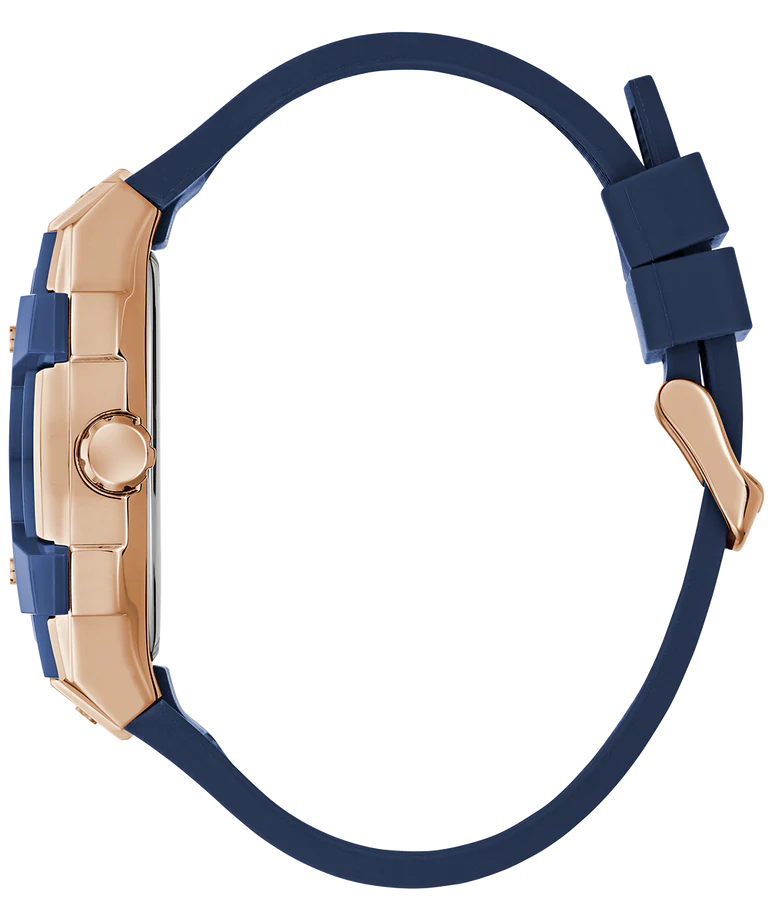 GUESS Blue Rectangle Dial Analog Watch  - For Men GW0956G4