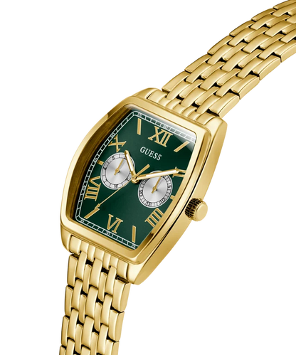 Green Rectangle Dial Analog Men's Watch - GW0975G2